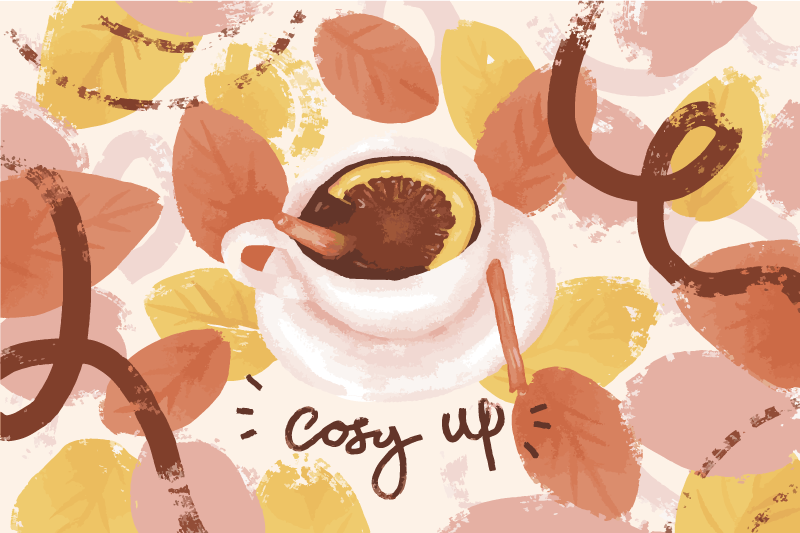 Original placemats cozy coffee mug - TenStickers