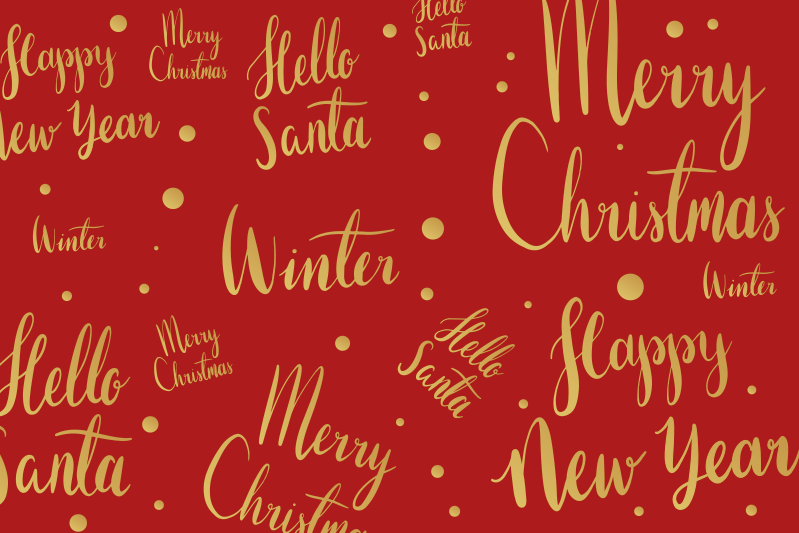 Christmas placemats with cheerful holiday designs - TenStickers