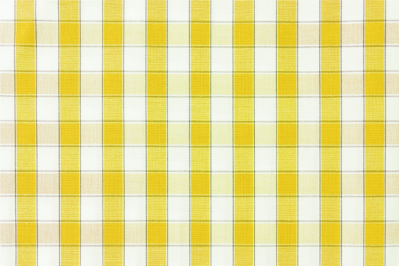 Yellow checkered pattern placemats - TenStickers