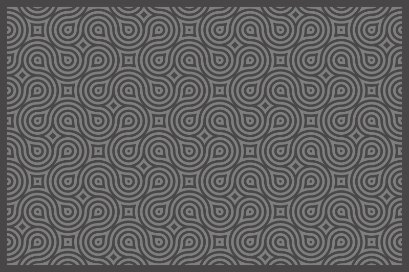 Abstract swirl pattern placemats - TenStickers