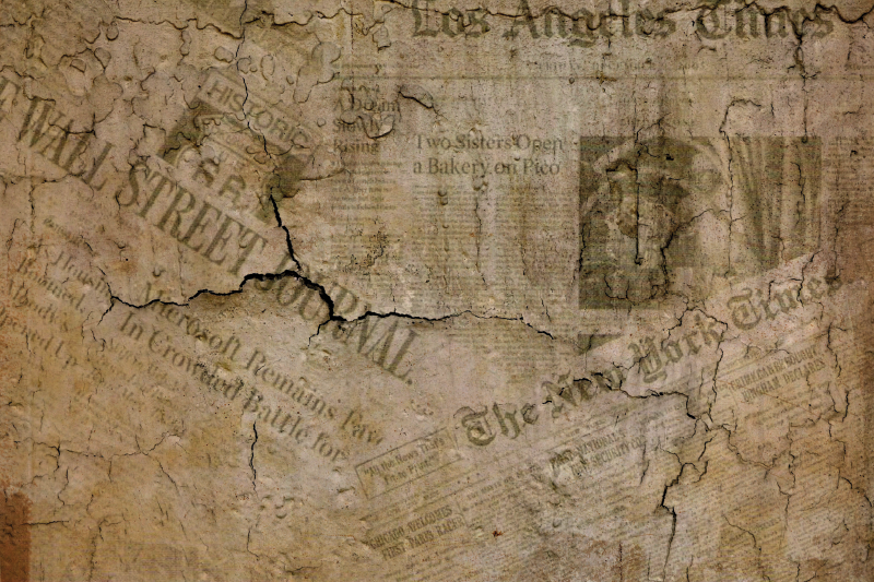 Vintage Newspaper original placemats - TenStickers