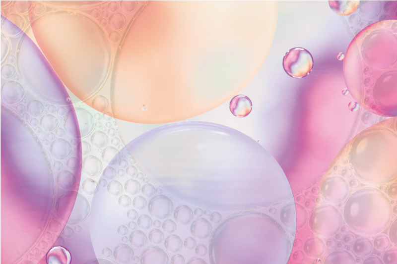 Bubbly colorful surface placemats - TenStickers