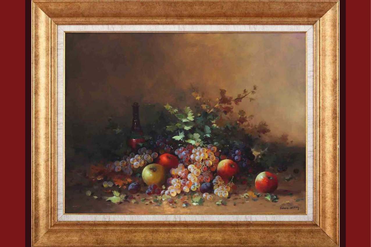 Original placemats fruit arrangement art - TenStickers