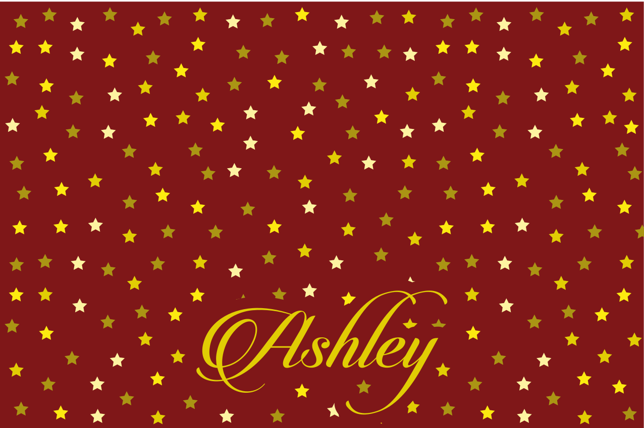 Personalised placemats starry personalized platter - TenStickers
