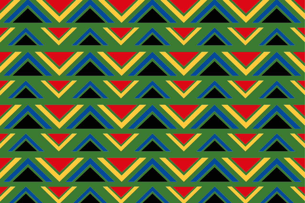 Colourful African Tribal textured placemats - TenStickers