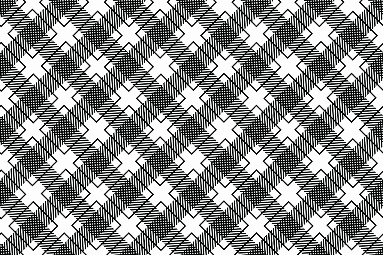Placemat geometric textured design - TenStickers