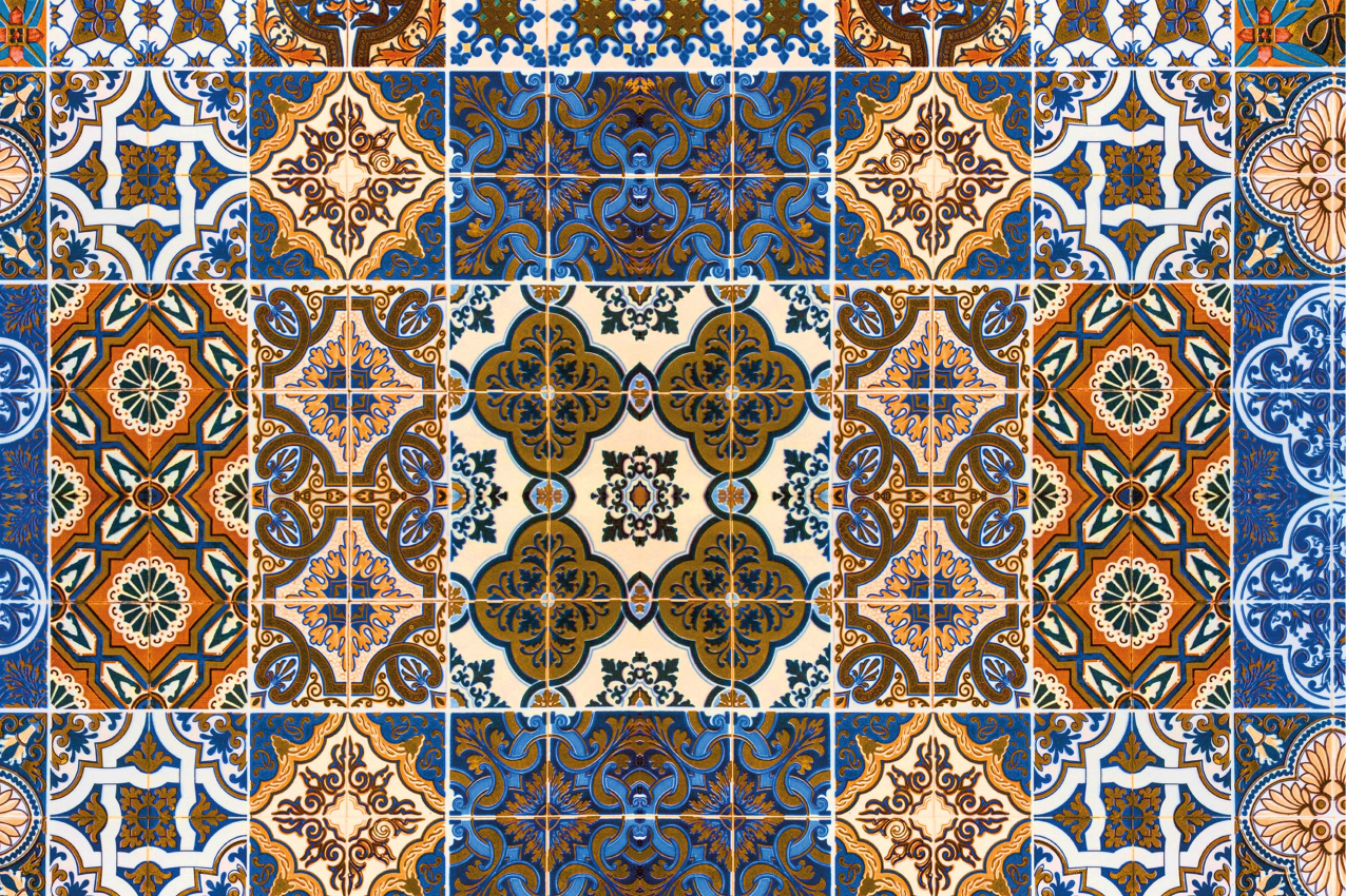 Placemat intricate tile designs - TenStickers