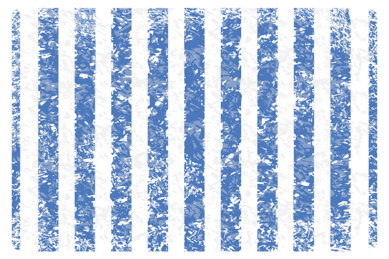 Striped surface pattern placemats - TenStickers