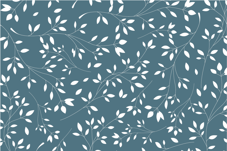 Lush leaf pattern placemats - TenStickers