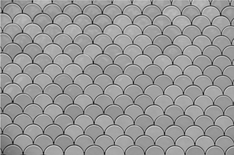 Gray scales. textured placemats - TenStickers