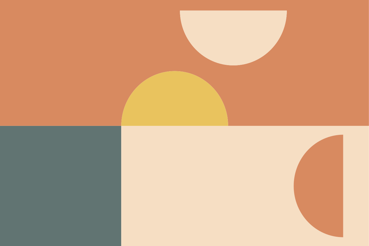 Modern placemats with colorful geometric designs - TenStickers