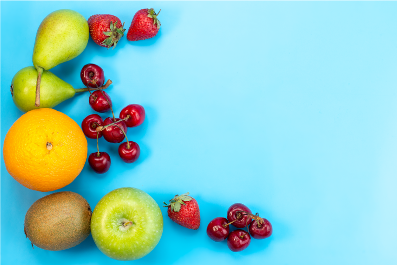 Colourful food Vinyl placemats - TenStickers