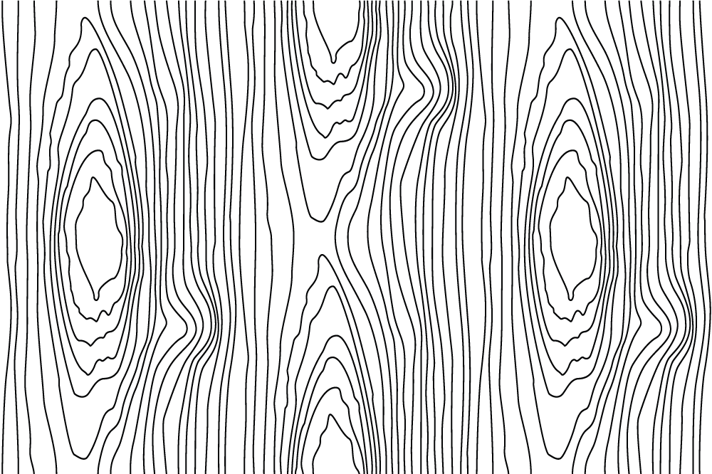 Wood grain pattern placemats - TenStickers