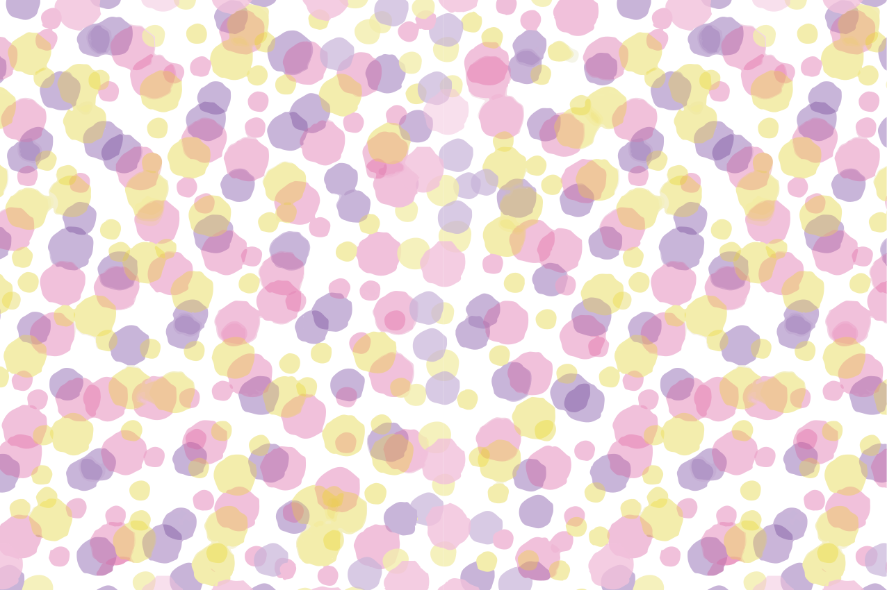 Placemat colorful abstract patterns - TenStickers