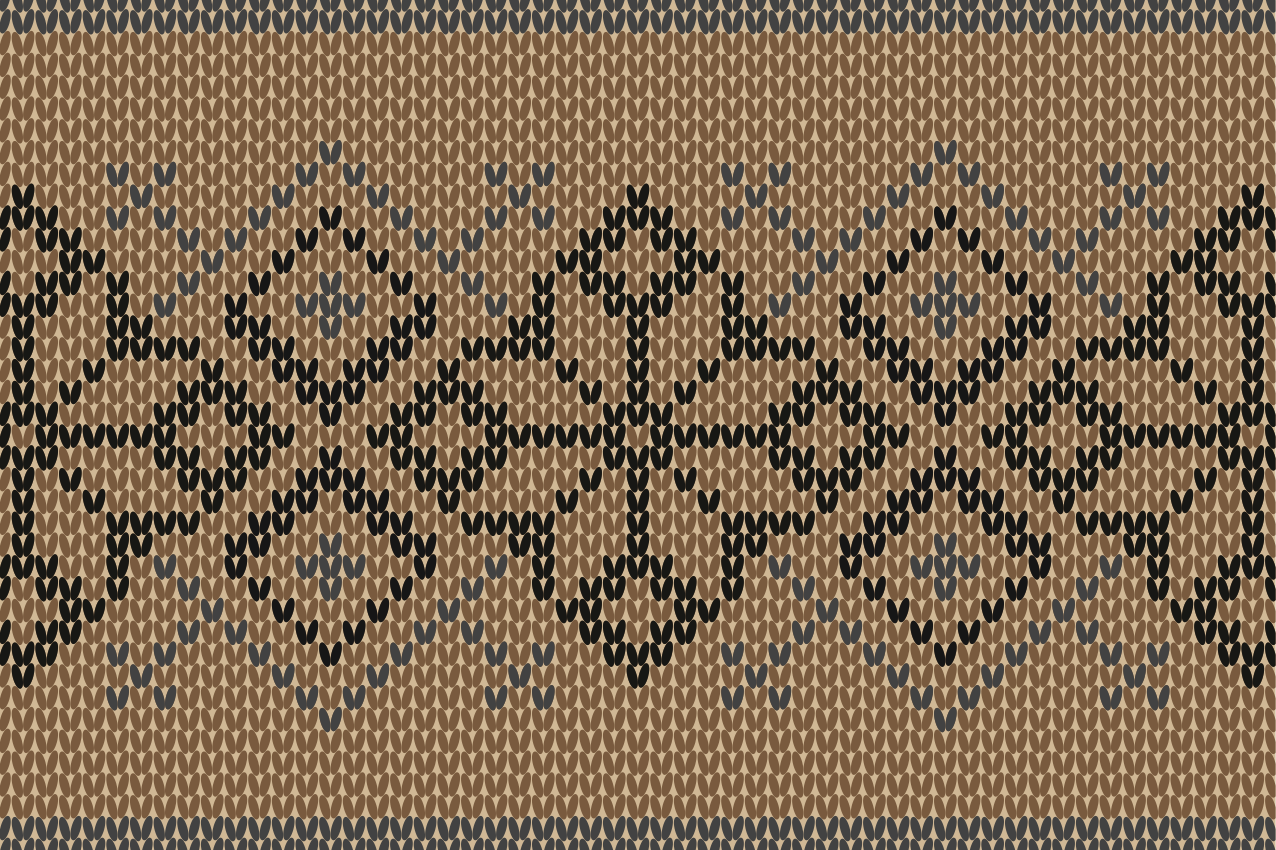 Geometric contrast placemats - TenStickers