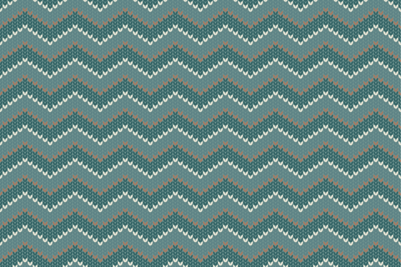Wavy pattern motif placemats - TenStickers