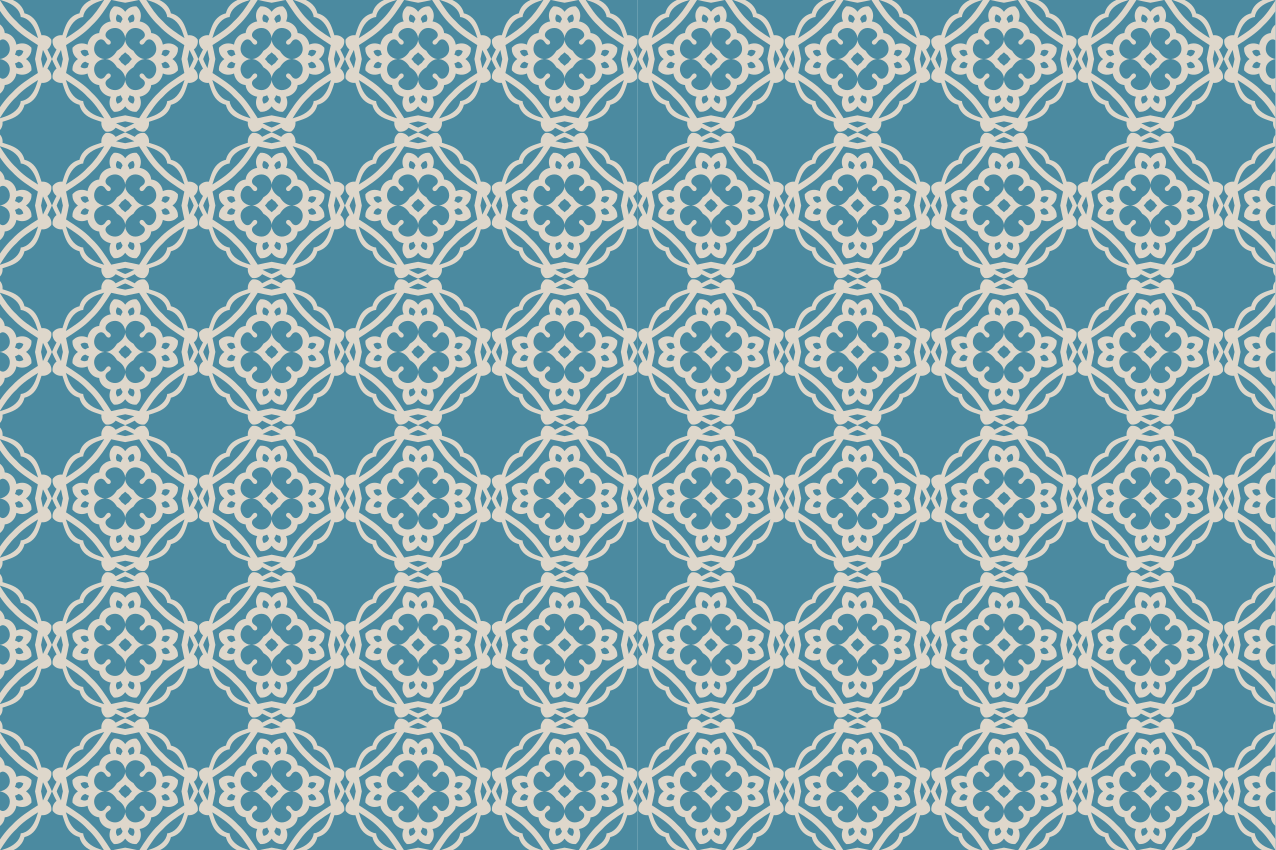 Placemat intricate pattern overlay design - TenStickers