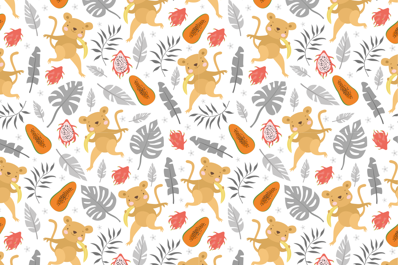 Children placemats with adorable animal design - TenStickers