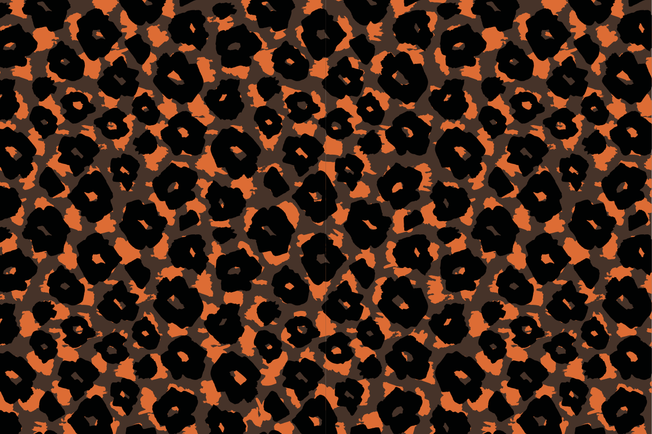 Kalahari leopard imitation original placemats - TenStickers