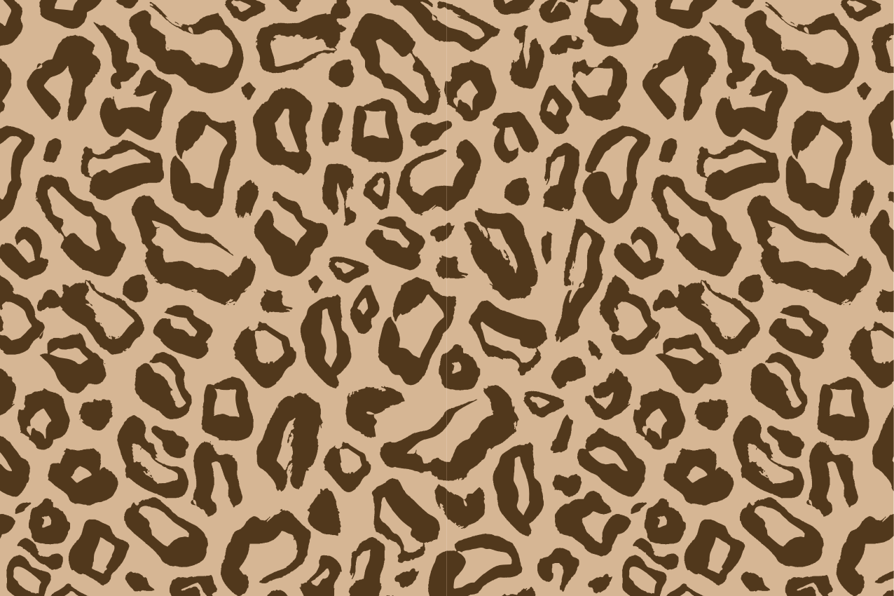 Leopard print style placemats - TenStickers