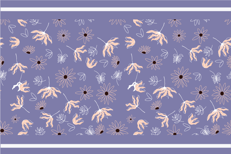 Floral patterned placements placemats - TenStickers