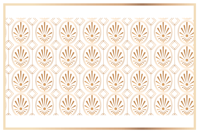 Modern placemats with elegant leaf design - TenStickers