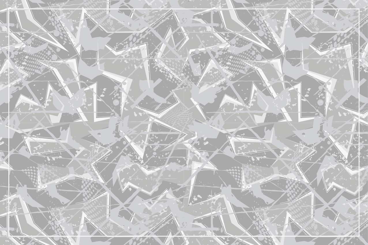 Abstract geometric shapes placemats - TenStickers