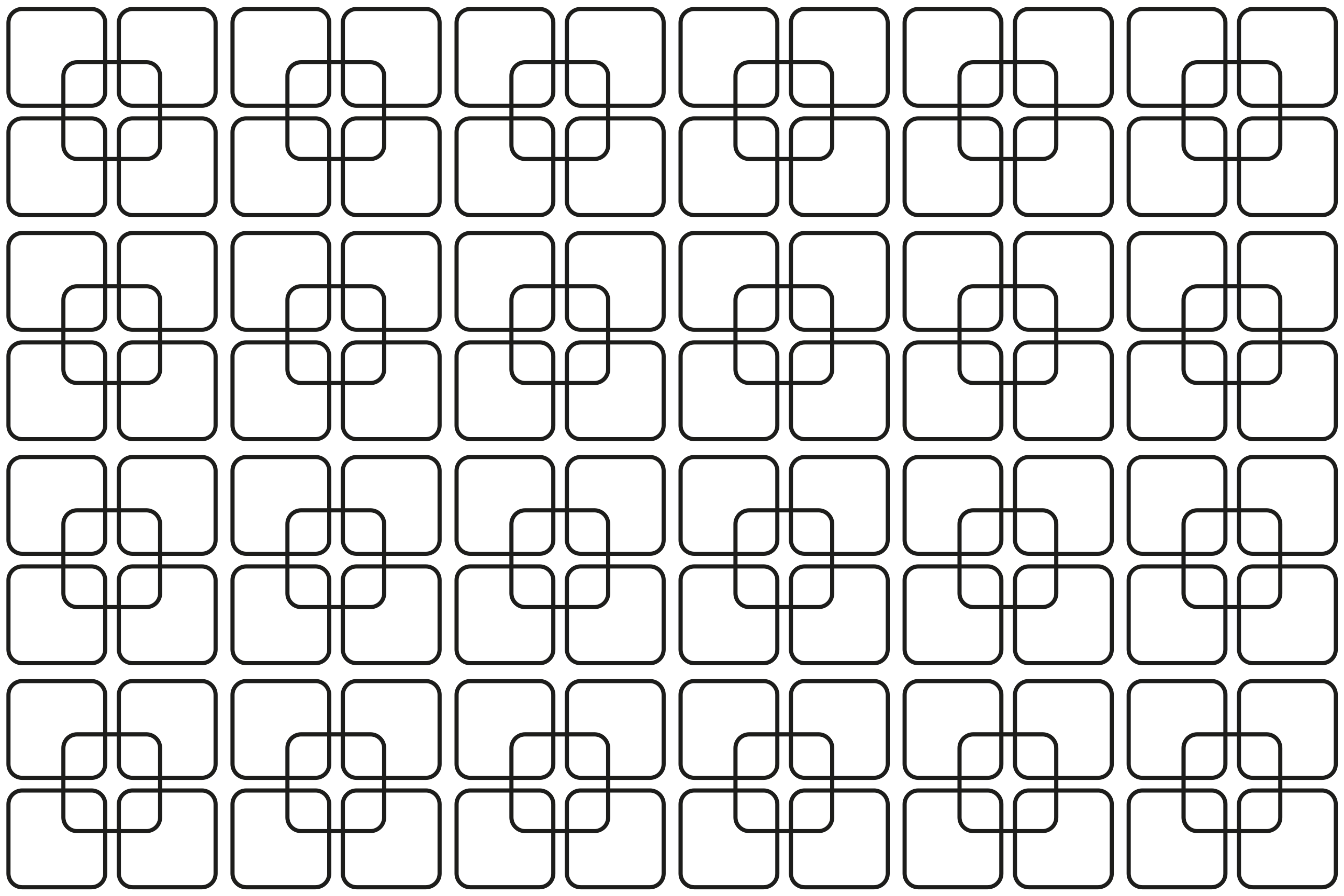 Geometric pattern placemats - TenStickers