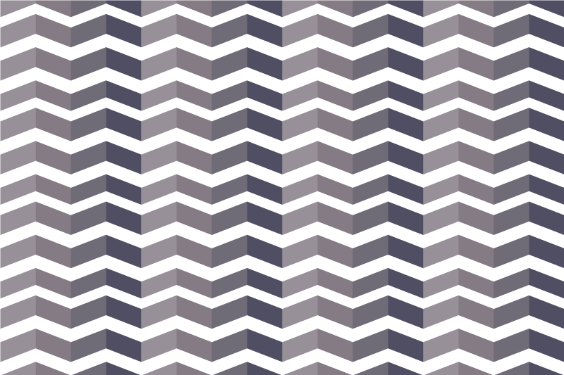Chevron pattern design placemats - TenStickers