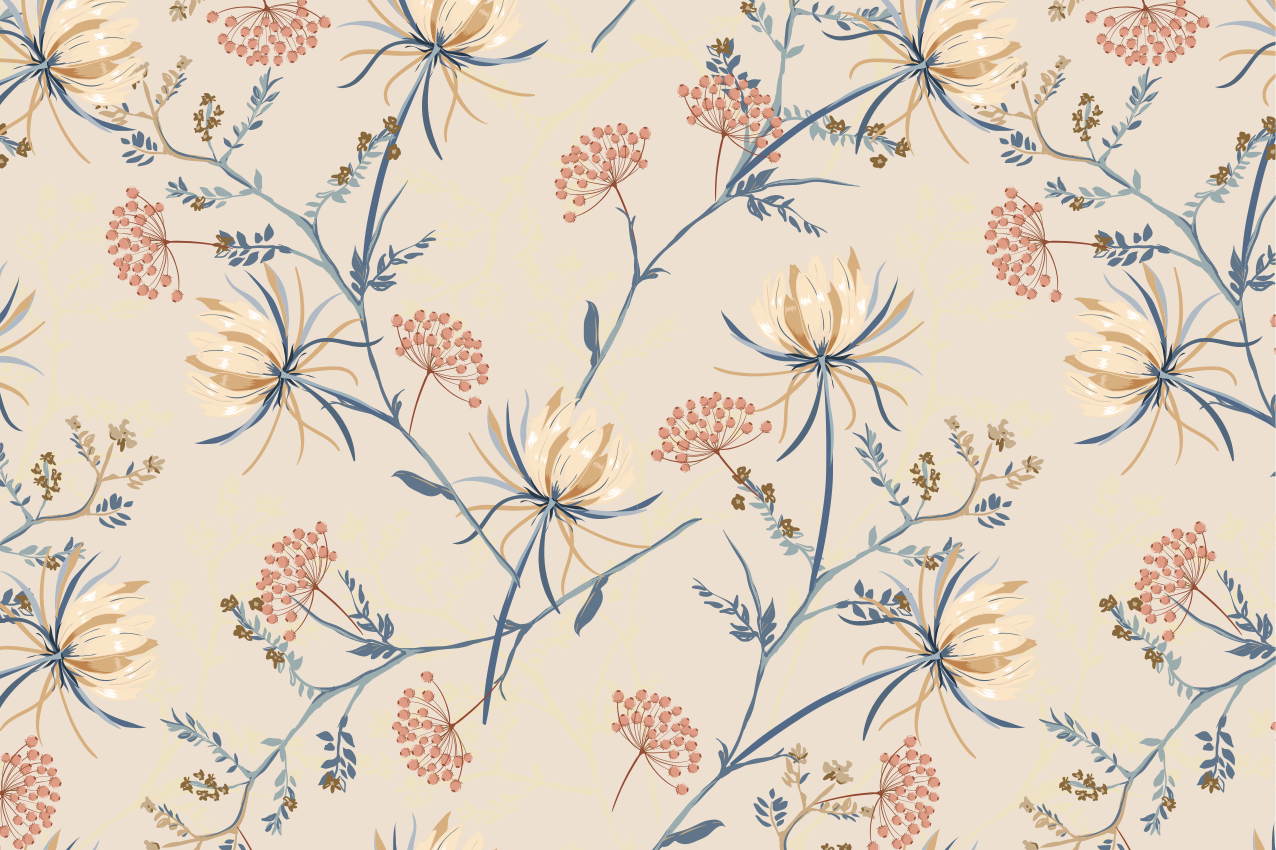 "Paradise row" elegant placemat - TenStickers