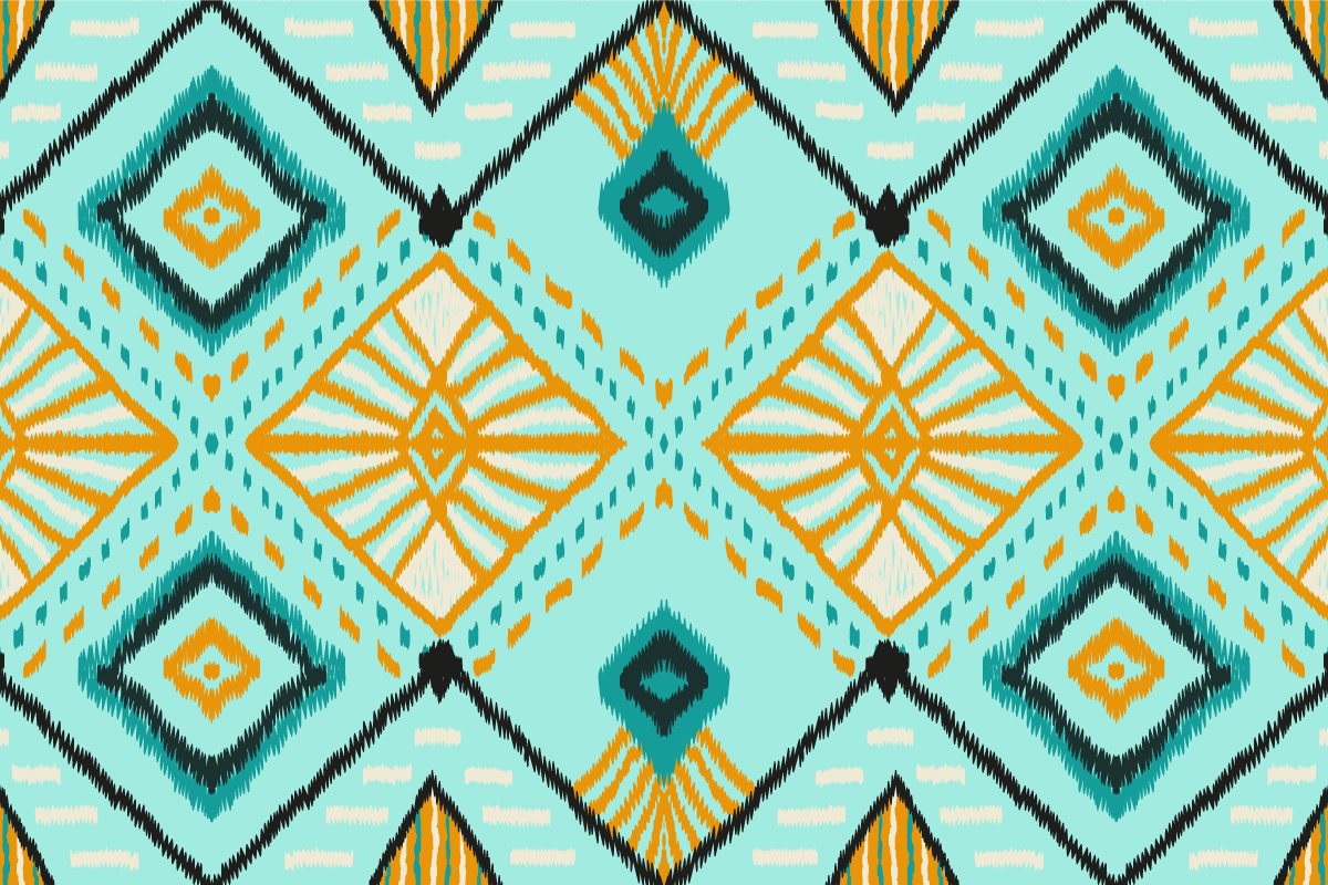 Abstract geometric motif placemats - TenStickers
