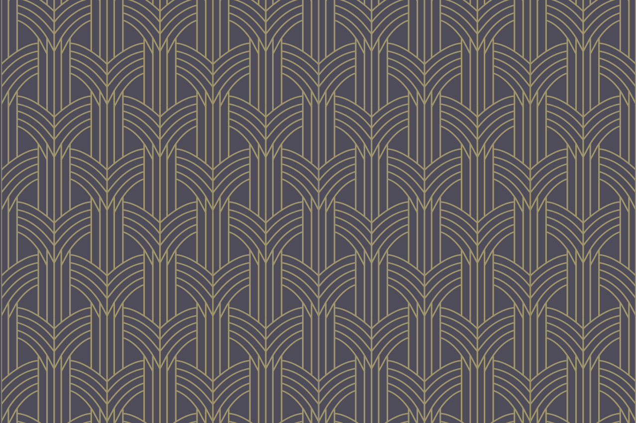 Stylish geometric placemat design - TenStickers