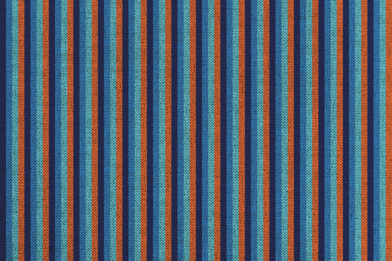 Vibrant striped pattern placemats - TenStickers