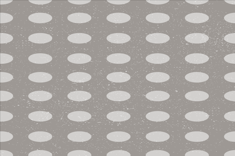 Geometric gray circle pattern Vinyl placemats - TenStickers