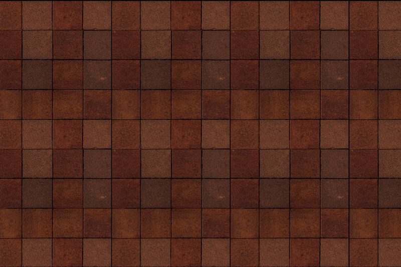 Placemat square brown pattern - TenStickers