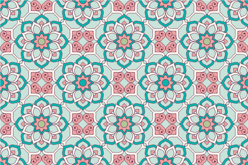 "Granny Chic" Style Placemats - TenStickers