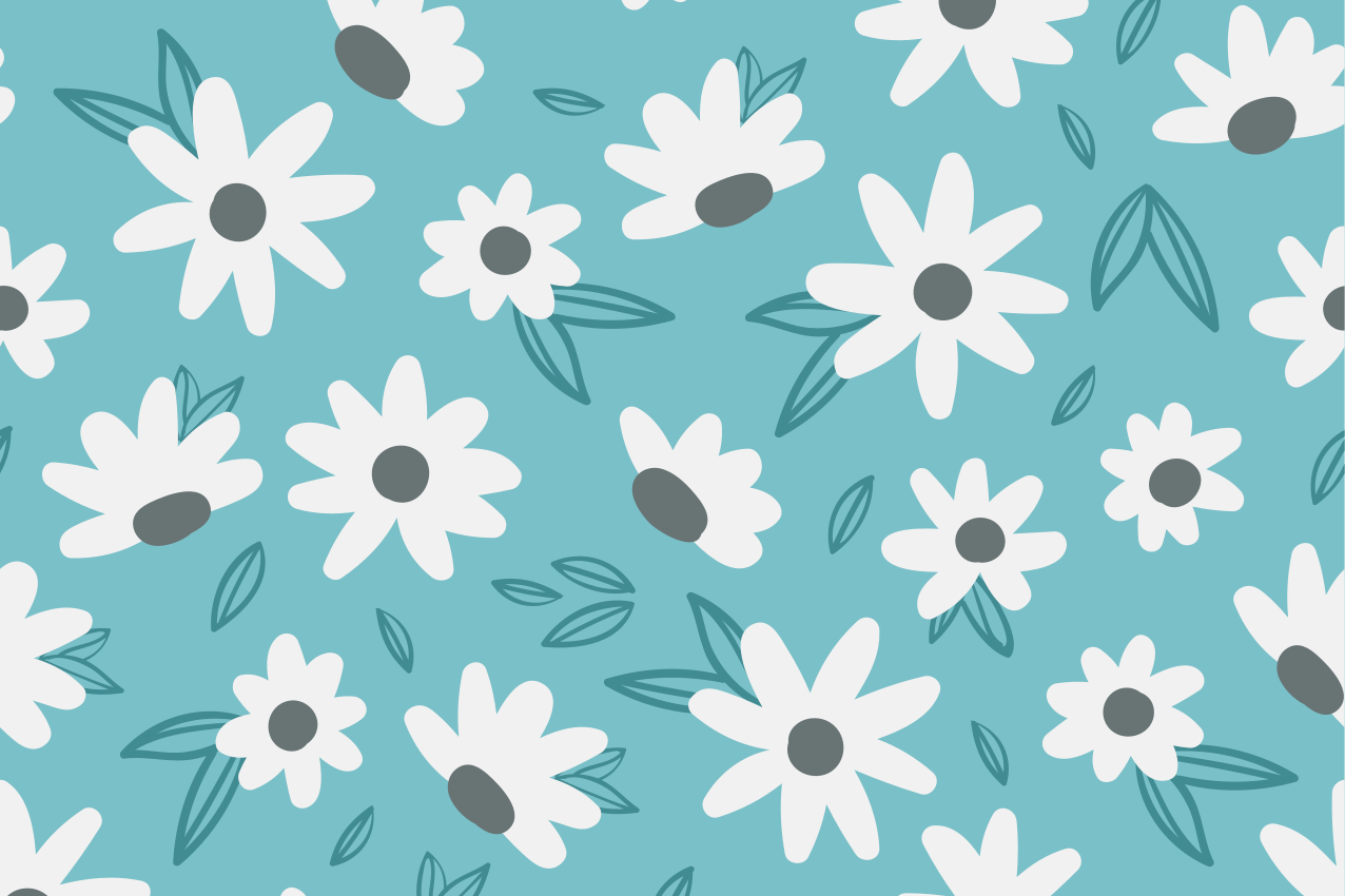 Original placemats floral print table cover - TenStickers