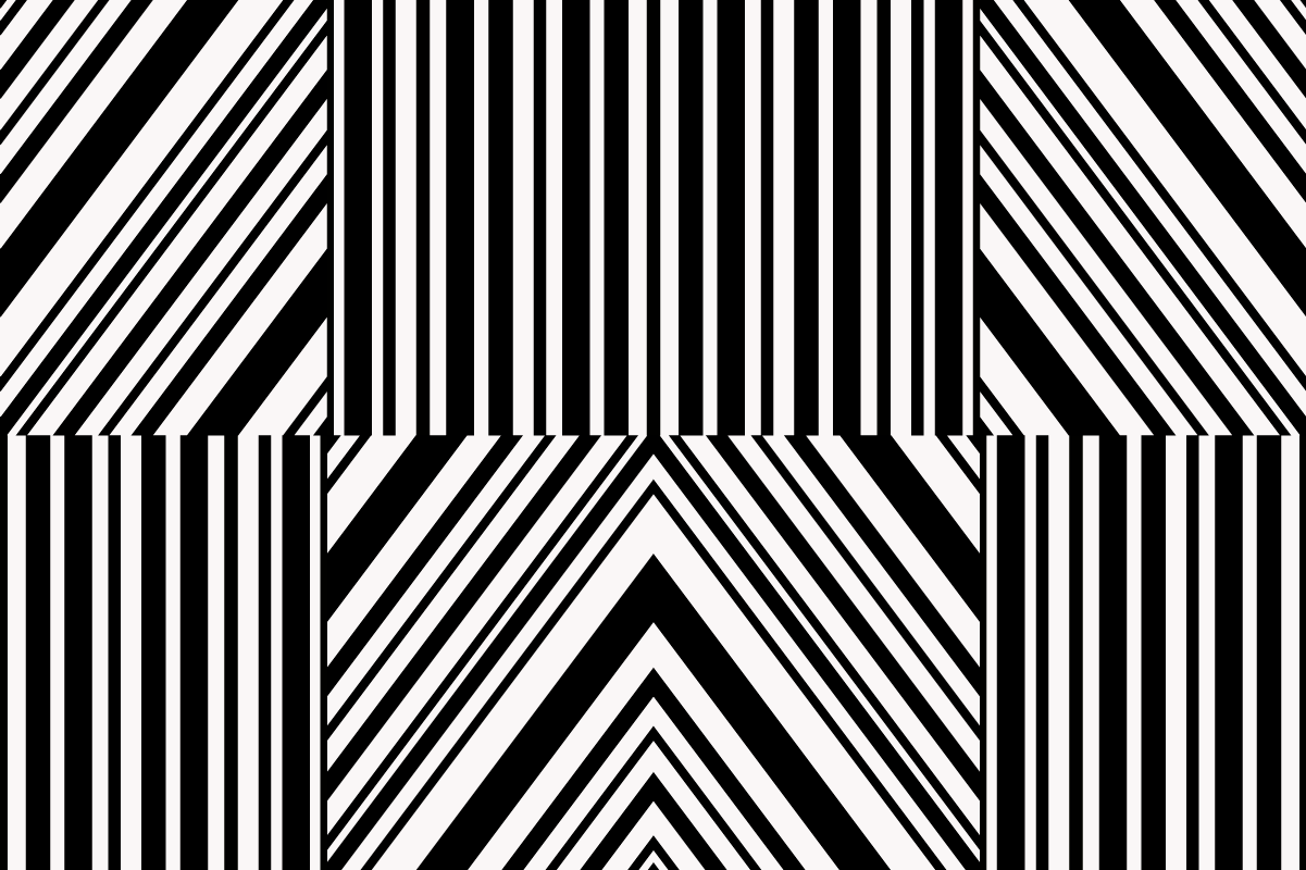 Cosmopolitan-style black zebra print placemats - TenStickers