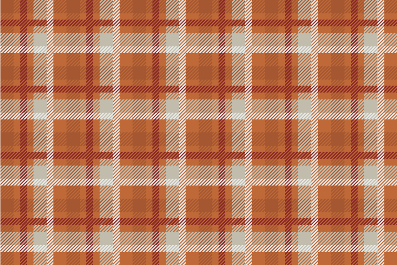 Checkered orange pattern elegant placemats - TenStickers