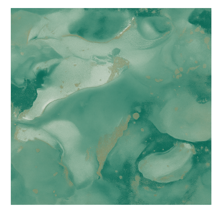 Esmerald marble swirls mural for living room - TenStickers