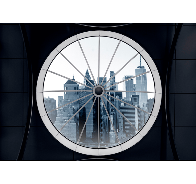 Urban Perspectives 3d wall mural - TenStickers