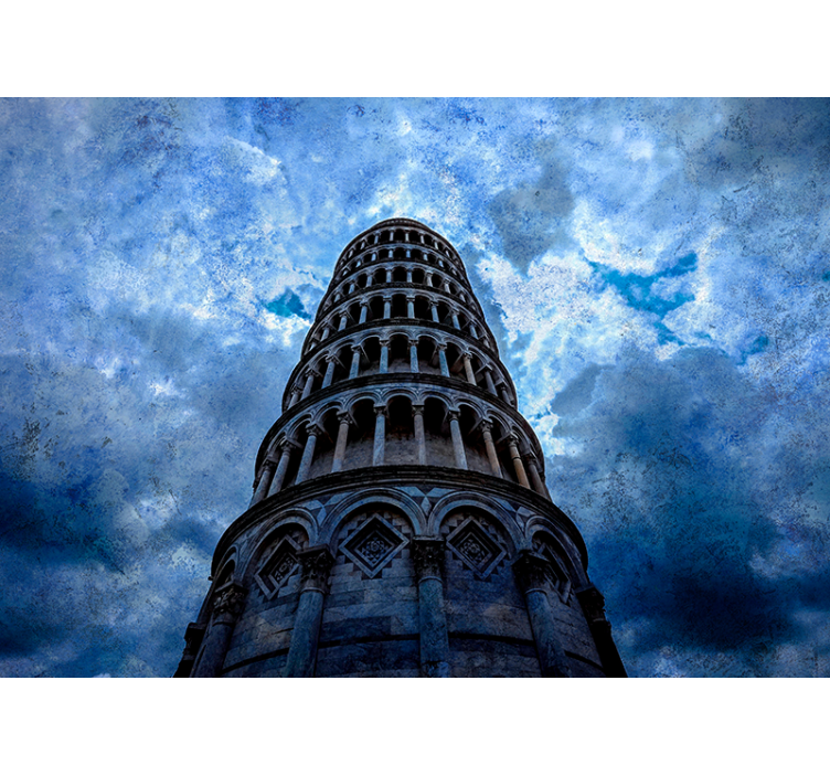 Tower of Pisa wall mural for your walls - TenStickers