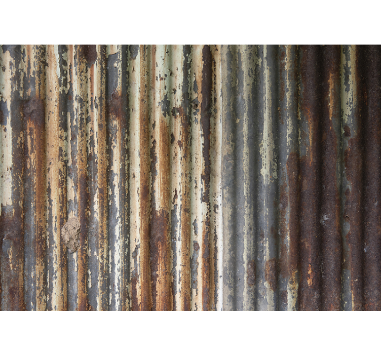 Metal sheets photo wall mural - TenStickers