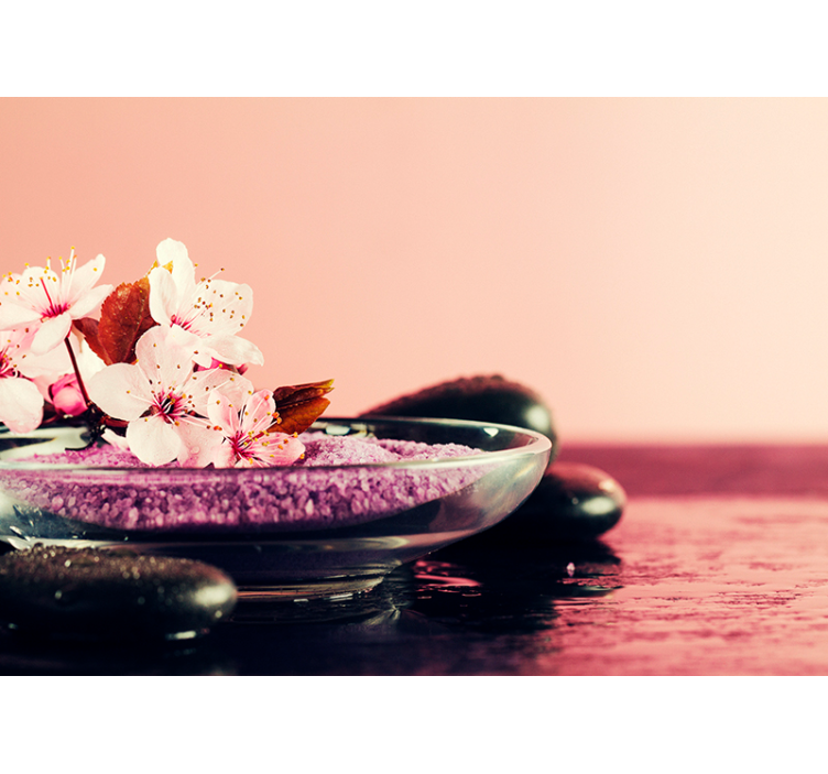 Orchid Blossom Close-Up orchid mural - TenStickers