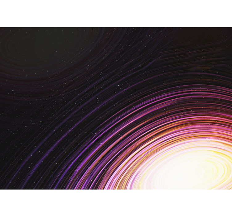 Galactic Swirl Pattern space mural - TenStickers