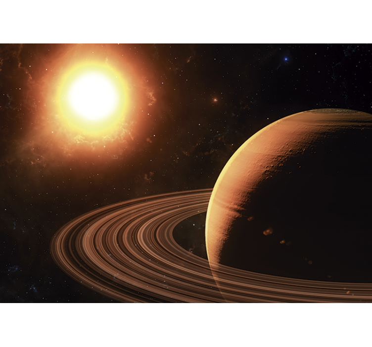 Planetary System Scene space mural - TenStickers