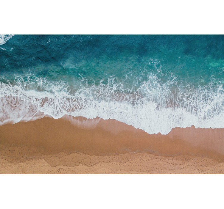Sea mural seascape wave designs - TenStickers