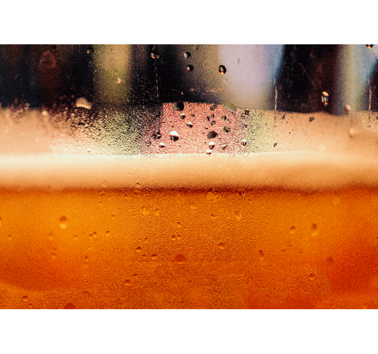 Beer Liquid kitchen mural - TenStickers