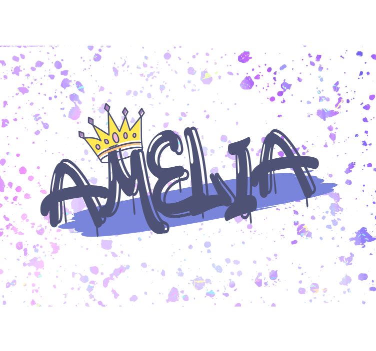 Mural quote personalized name design - TenStickers