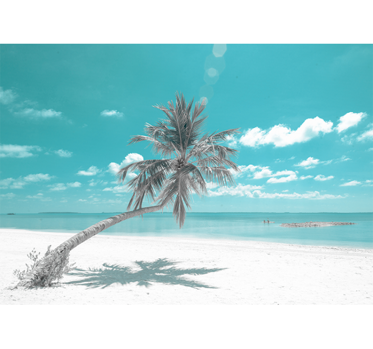 Tropical Beach Paradise sea mural - TenStickers